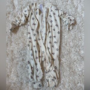Floral Cream Kids Bodysuit